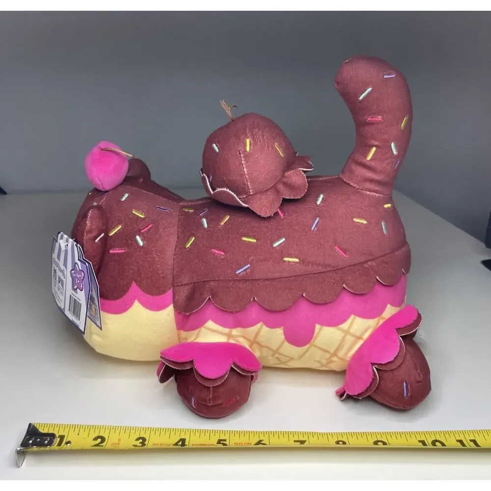 Aphmau MeeMeows Sundae Cat Vidcon Exclusive Plush 11” Carnival Treats - READ